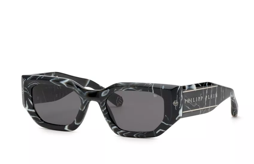 Philipp Plein SPP066 0Z21 58 | Kadın Siyah Desenli Güneş Gözlüğü
